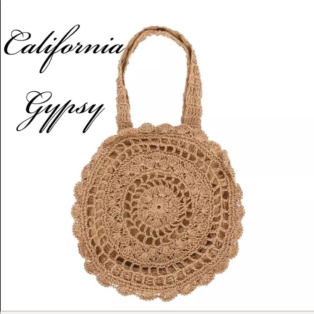 Raffia Boho Beach Bag - Picture 4 of 8